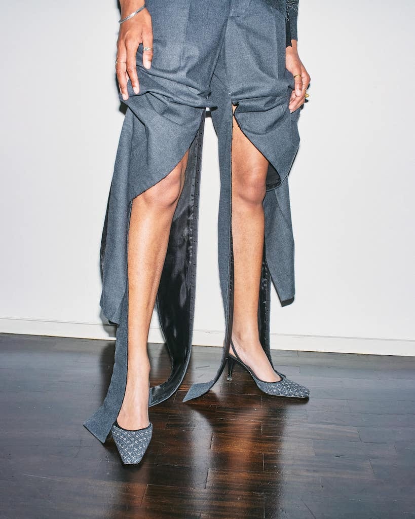 Ennis Finnerty Mackay: an exclusive look at the emerging designer's "impromptu" photoshoot