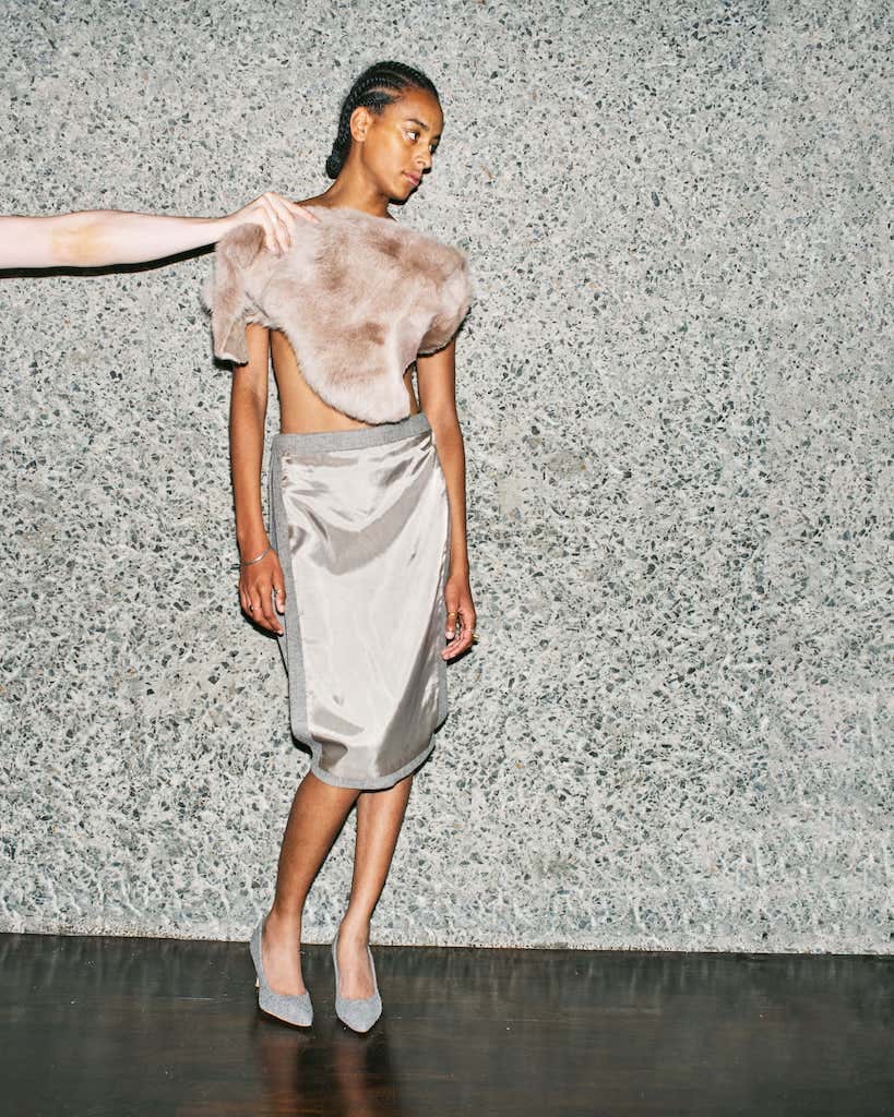 Ennis Finnerty Mackay: an exclusive look at the emerging designer's "impromptu" photoshoot