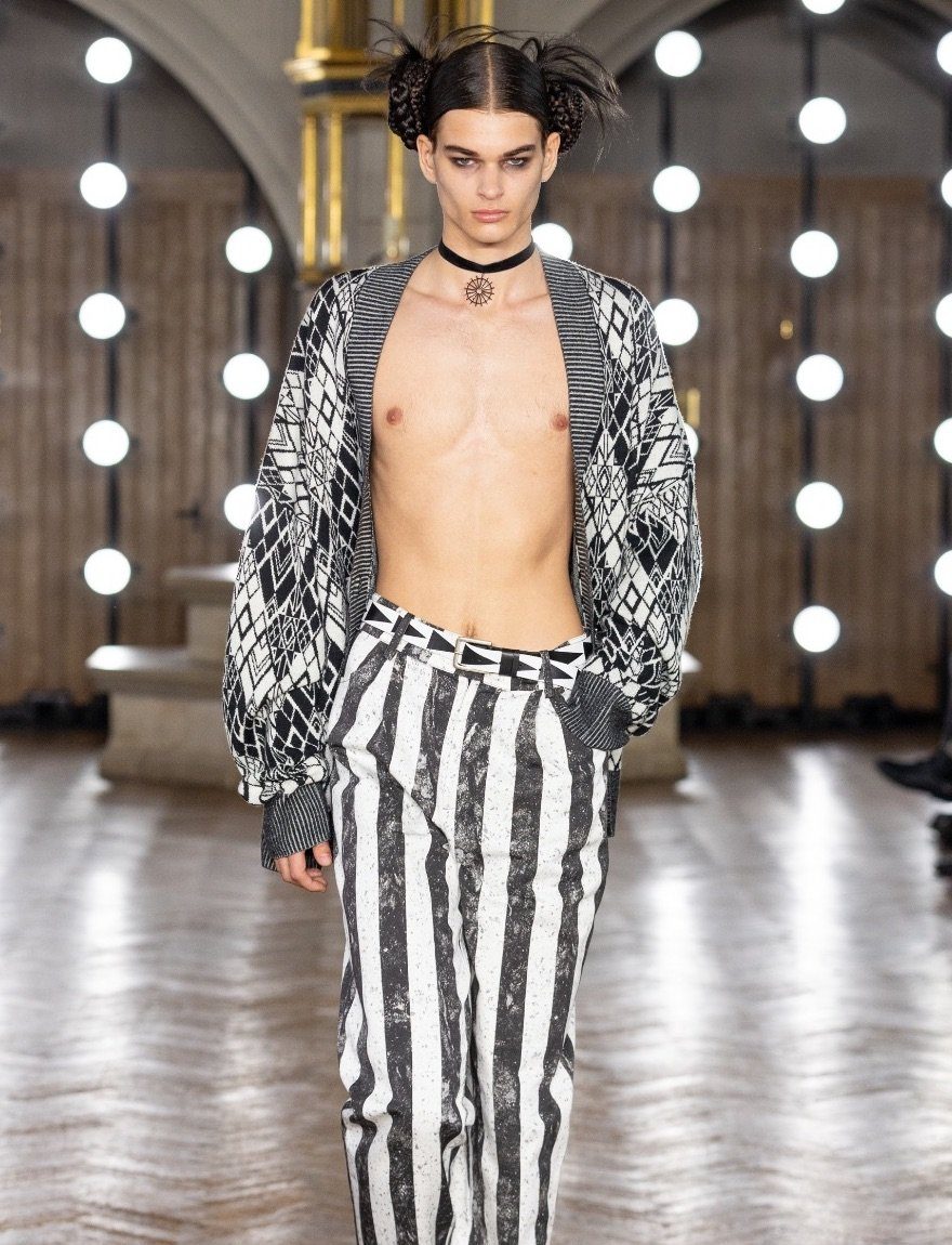 Edward Crutchley Spring/Summer 2024 was an oxymoron