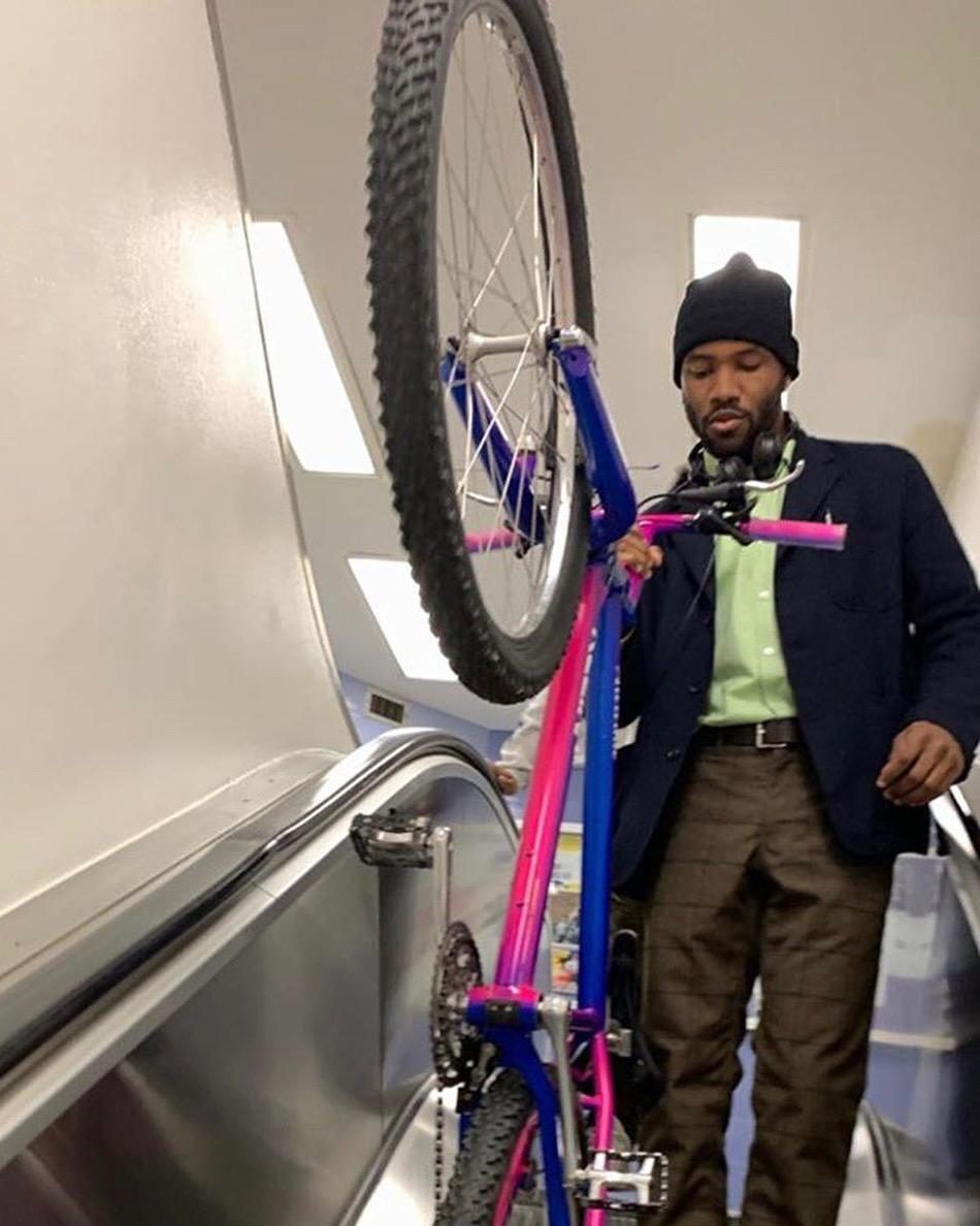 Frank Ocean really is “Biking”