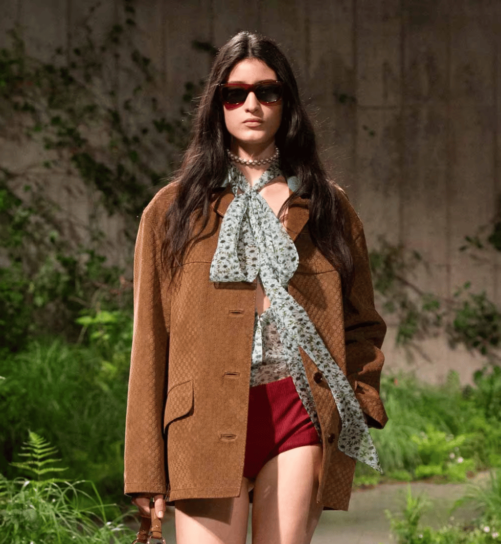 Sabato De Sarno served up more of the same for Gucci Cruise 2025